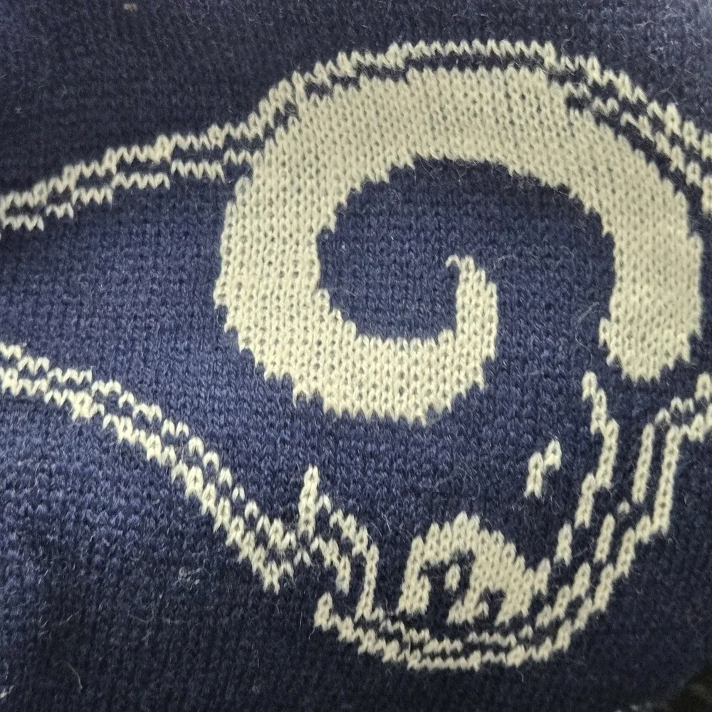 Los Angeles Rams Unisex Scarf ONE SIZE Blue‎ Forever Collectibles Fringe Knit